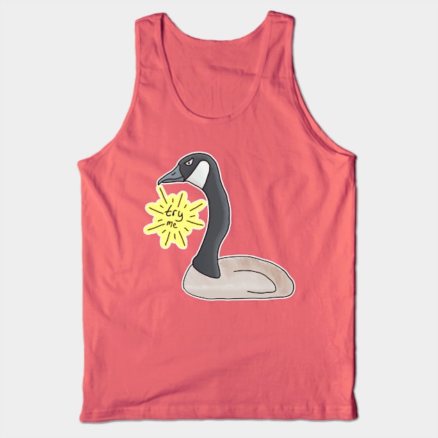 Canada Goose: Try Me Tank Top by nonbeenarydesigns